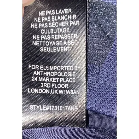 Current Air Anthropologie Blouse SP Short Sleeve Button Up Plaid Sheer Bows - Picture 16 of 16